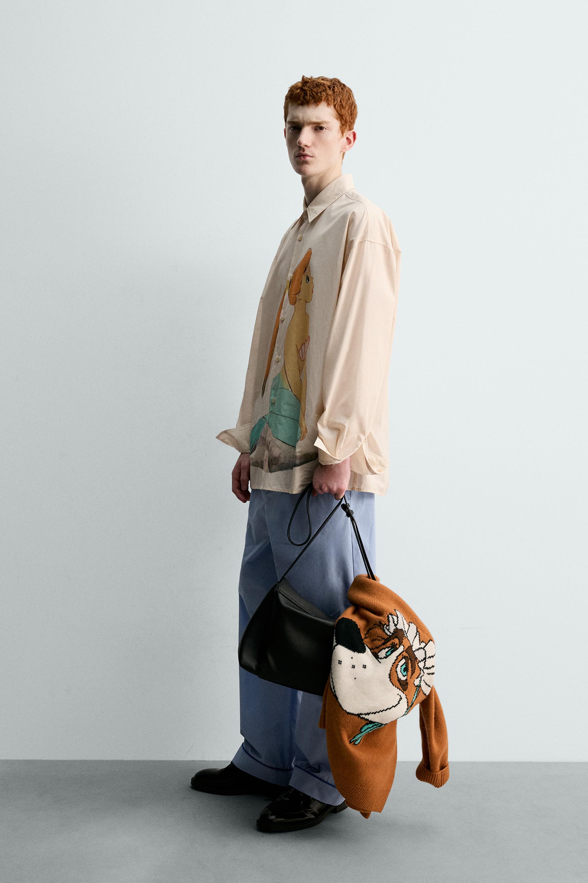 PETER PAN MERMAID SHIRT HARRY LAMBERT FOR ZARA X DISNEY